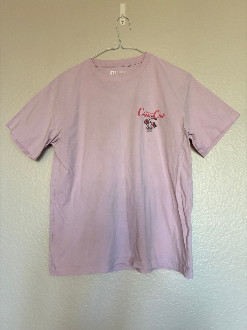 Uniqlo Kids PEANUTS Sports Club UT Cheer Club Graphic T-Shirt Size 13 Girls